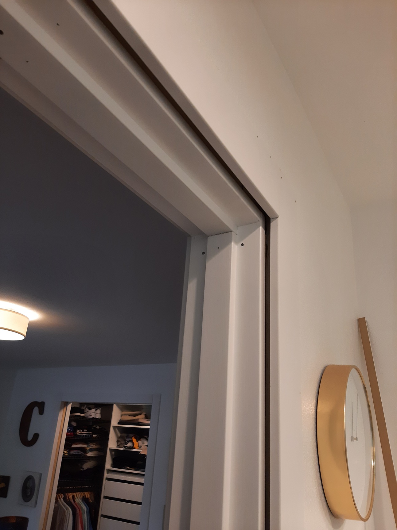 interior door before casing installation, Seattle