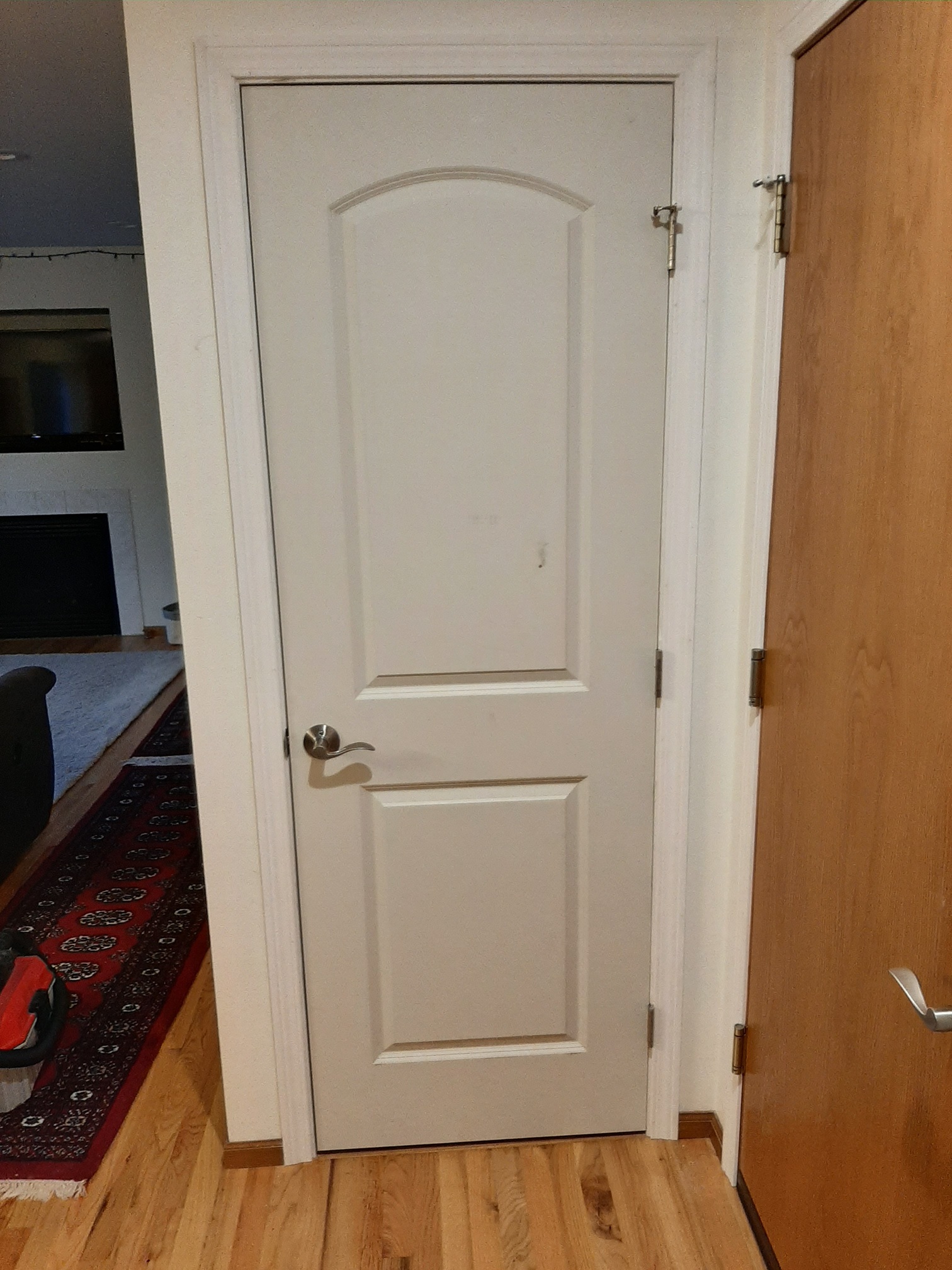 Interior door installed, Seattle home