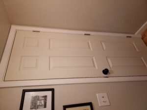 New interior swing door installed in Seattle home