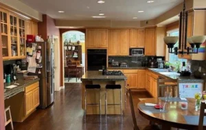 Kitchen before cabinet installation, basic box stage, Seattle