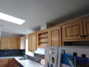 Existing kitchen before prefab cabinet installation, Seattle