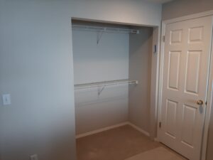 Interior door before casing trim installation, Seattle