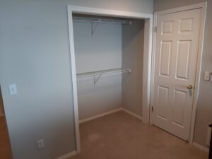 White door casing installation completed, Seattle home